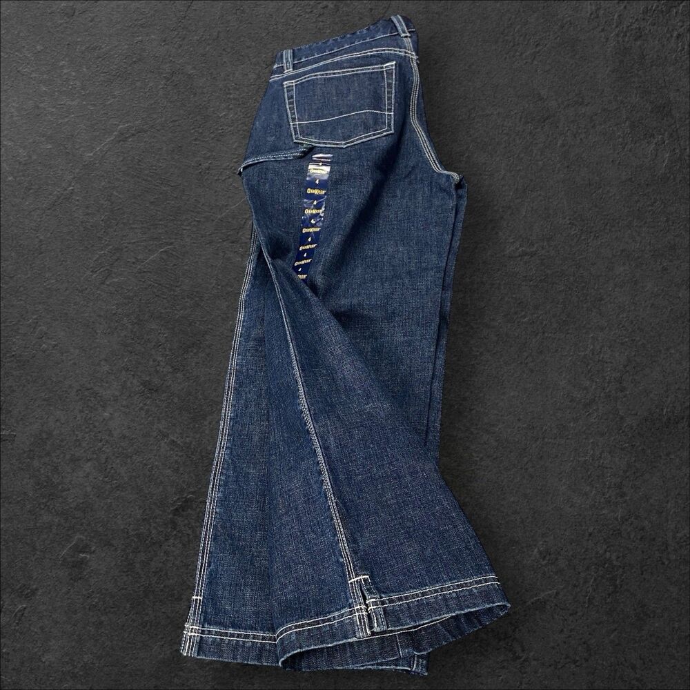 OshKosh B'gosh‎ Blue Denim Carpenter Jeans Boys Size 4 NWT MSRP $34